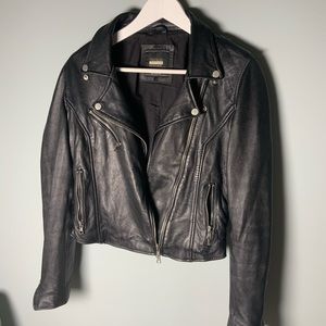 Zara leather jacket